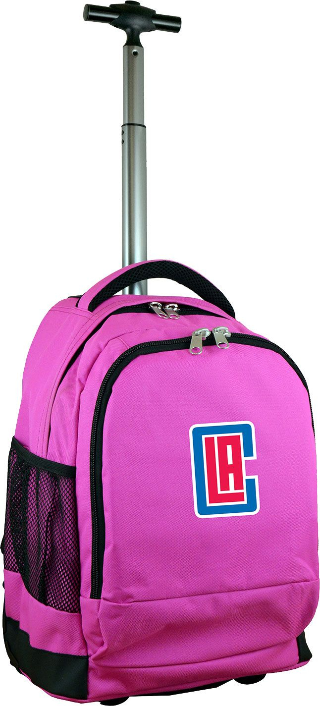 Mojo Los Angeles Clippers Wheeled Premium Pink Backpack, Men's