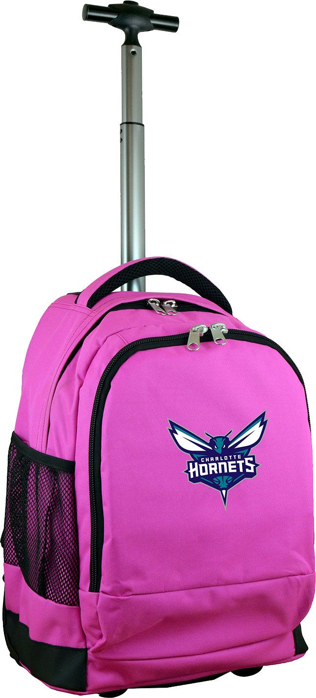 Mojo Charlotte Hornets Wheeled Premium Pink Backpack, Men's