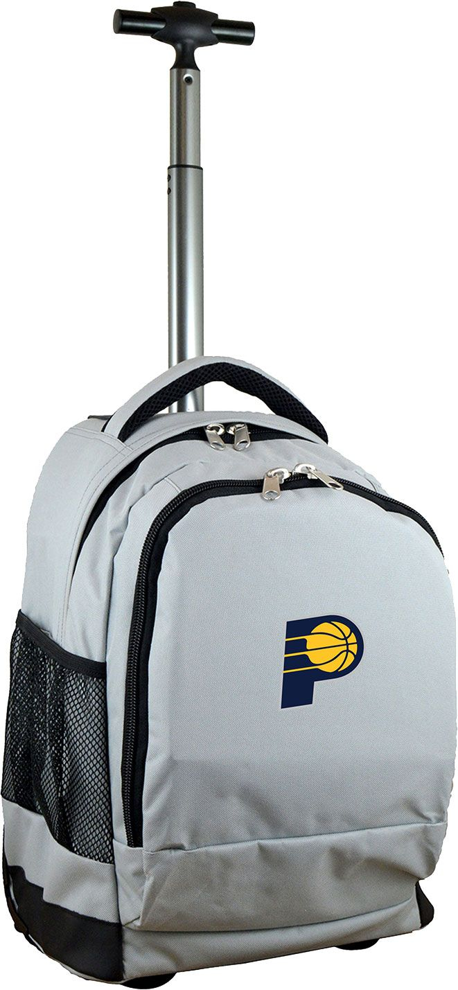 Mojo Indiana Pacers Wheeled Premium Grey Backpack, Men's