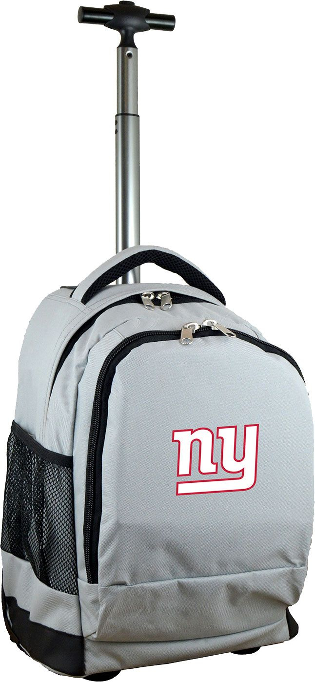 Mojo New York Giants Wheeled Premium Grey Backpack, Men's