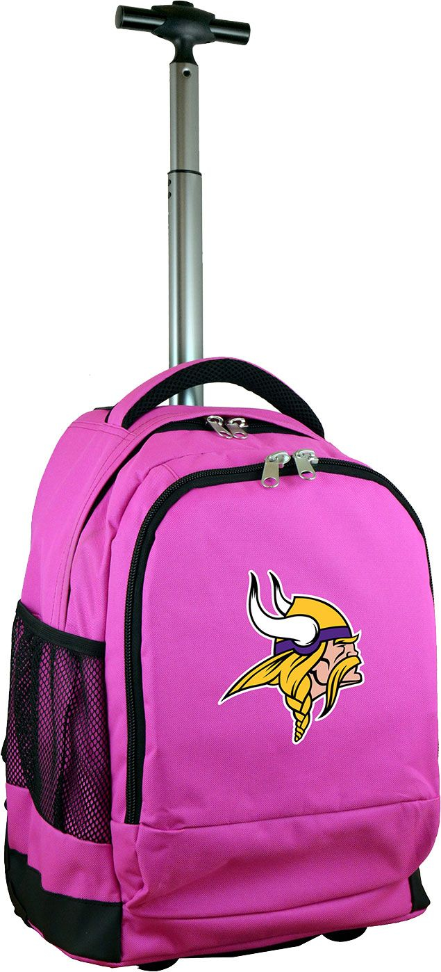 Mojo Minnesota Vikings Wheeled Premium Pink Backpack, Men's