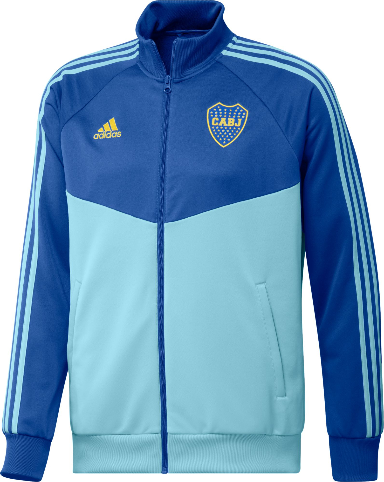 adidas Boca Juniors DNA Royal Blue Jacket, Men's, Small | Holiday Gift