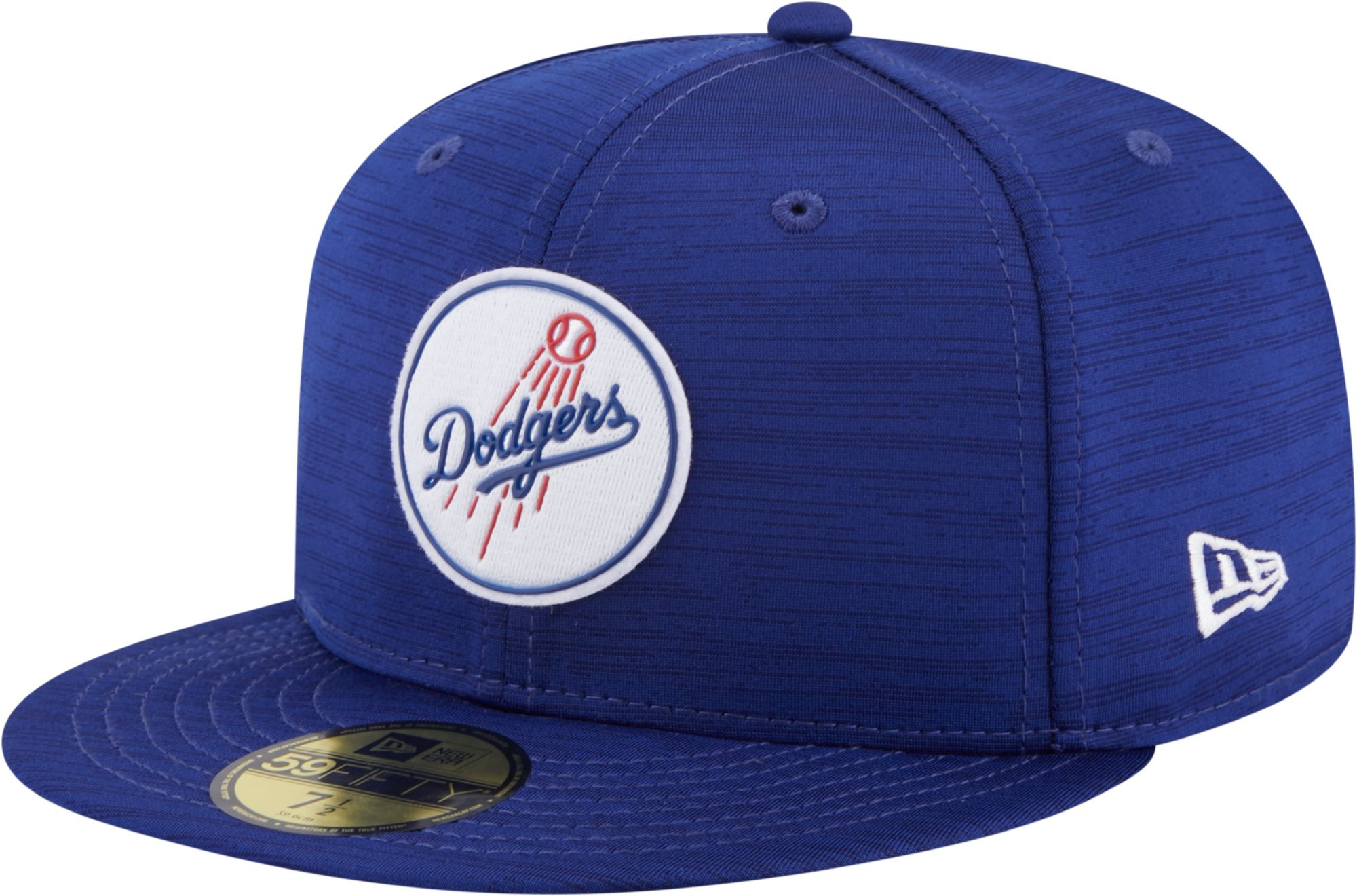 New Era Men's Los Angeles Dodgers Clubhouse Blue 59Fifty Fitted Hat, Size 7 5/8, Team