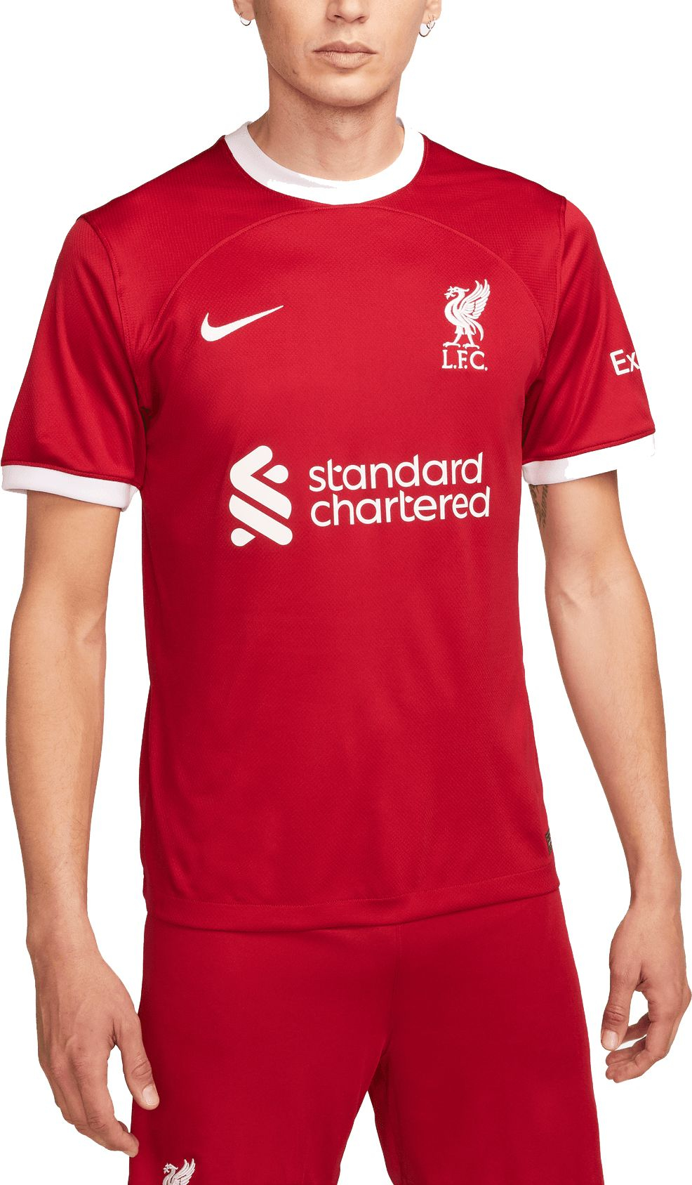 Nike Liverpool FC 2023 Home Replica Jersey, Men's, XXL, Red