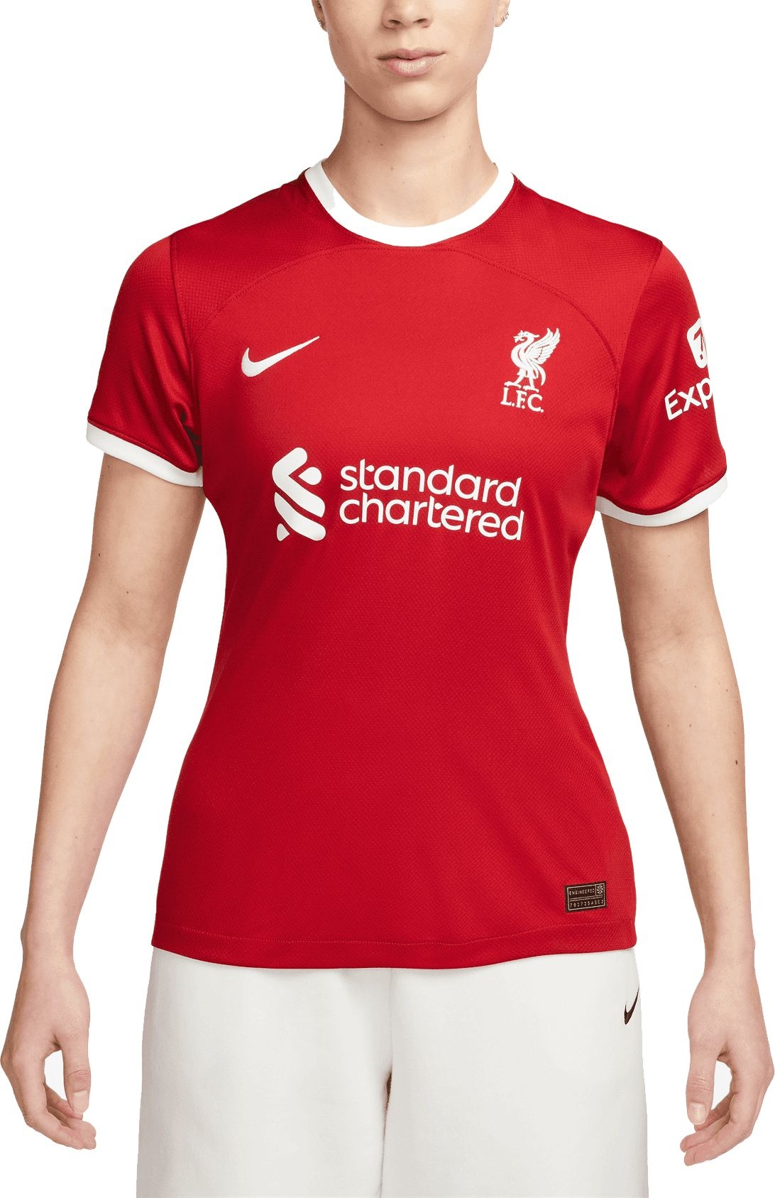 Nike Women's Liverpool FC 2023 Home Replica Jersey, XL, Red