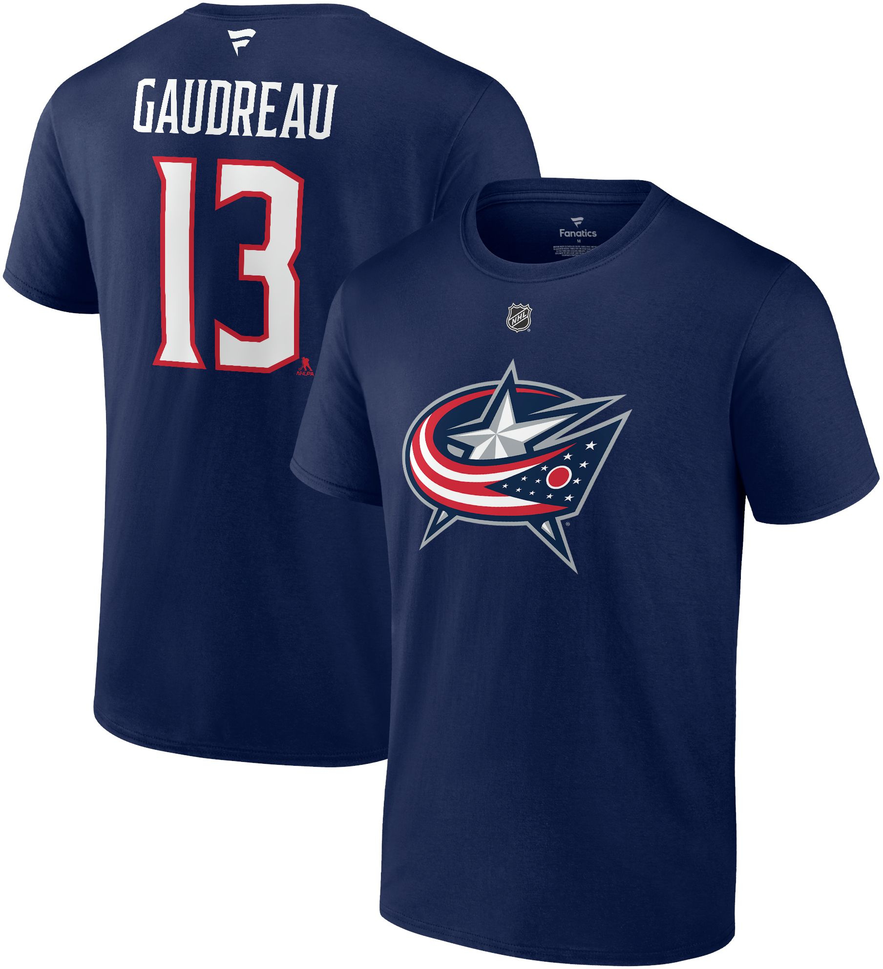 NHL Columbus Blue Jackets  Navy T-Shirt, Men's, XXL