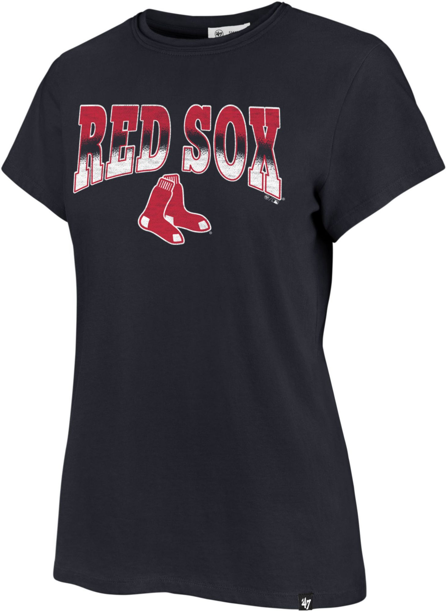 '47 Women's Boston Red Sox Navy Undertone Franklin T-Shirt, XL, Blue
