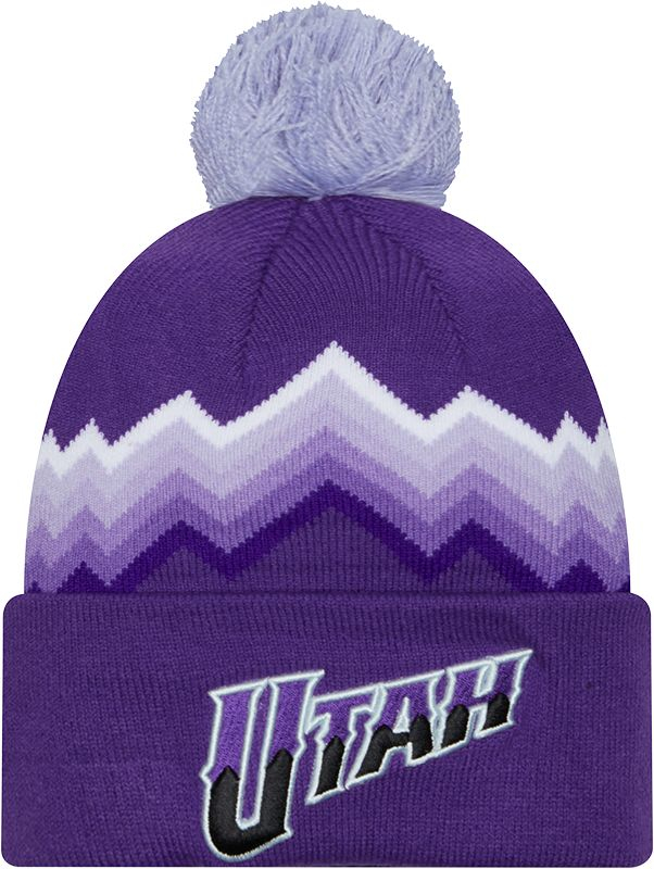 New Era 2023-24 City Edition Utah Jazz Knit Hat, Men's, Black