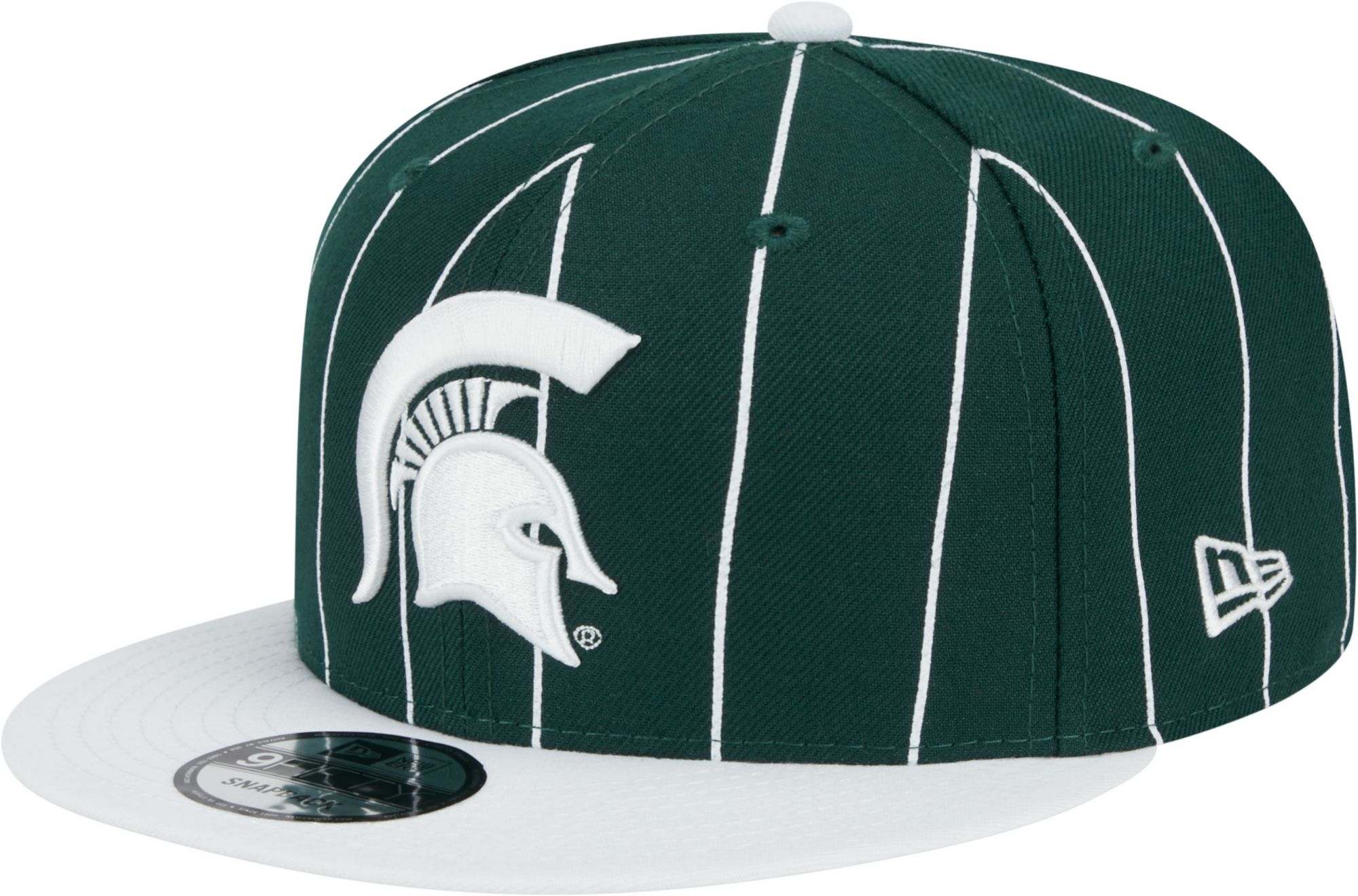 New Era Men's Michigan State Spartans Green 9Fifty Vintage Adjustable Hat