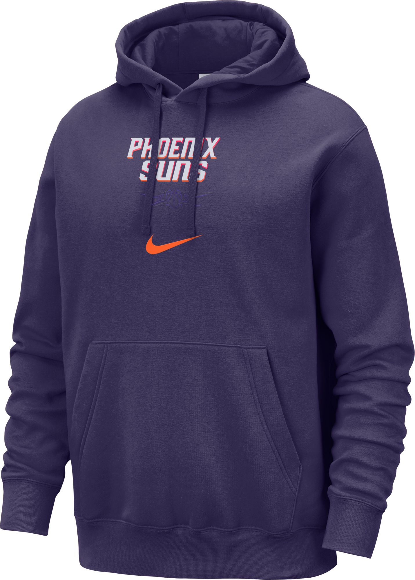 Nike Men's 2023-24 City Edition Phoenix Suns Club Pullover Hoodie, XXL, Black