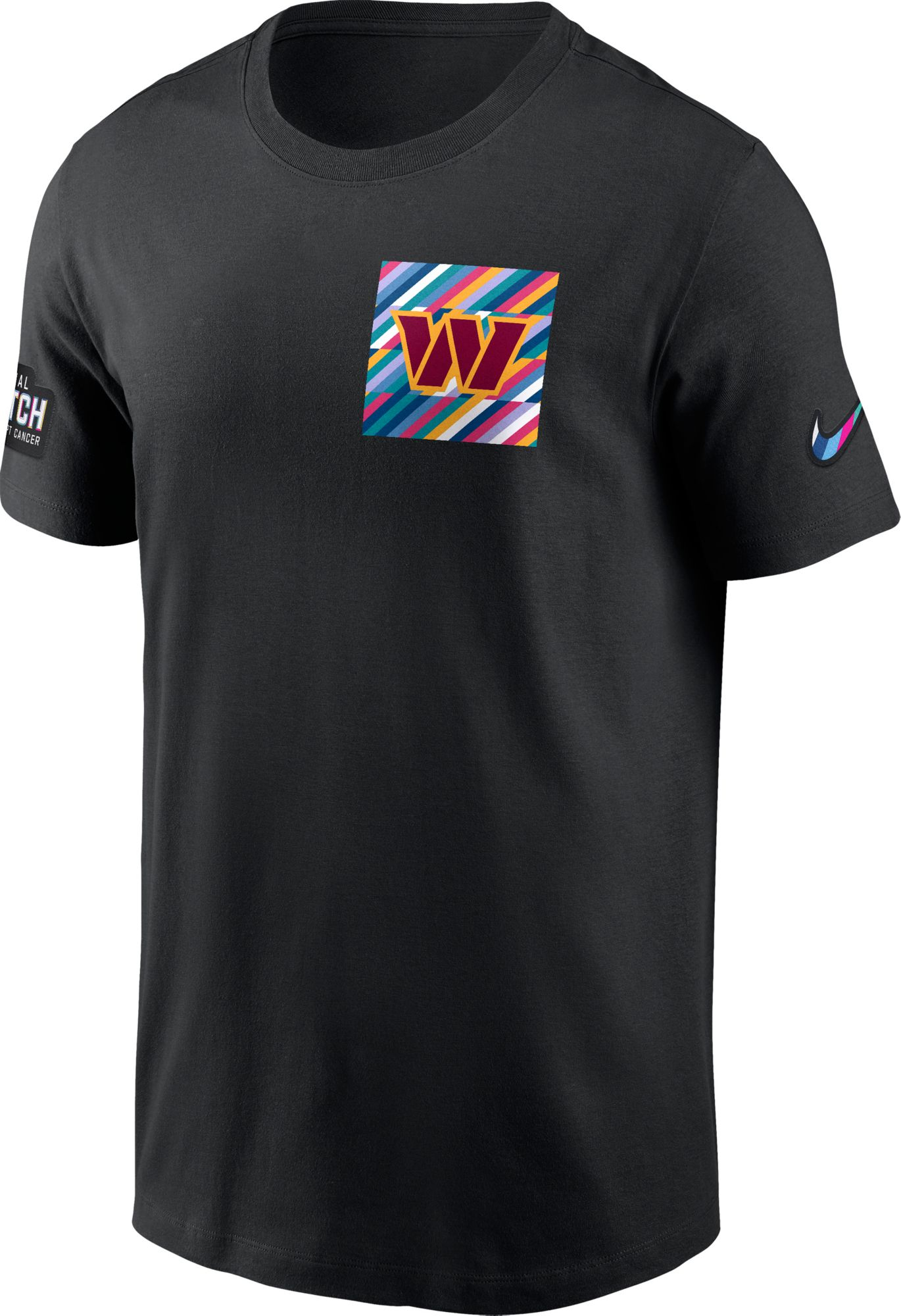 Nike Men's Washington Commanders 2023 Crucial Catch Sideline Black T-Shirt, XXXL