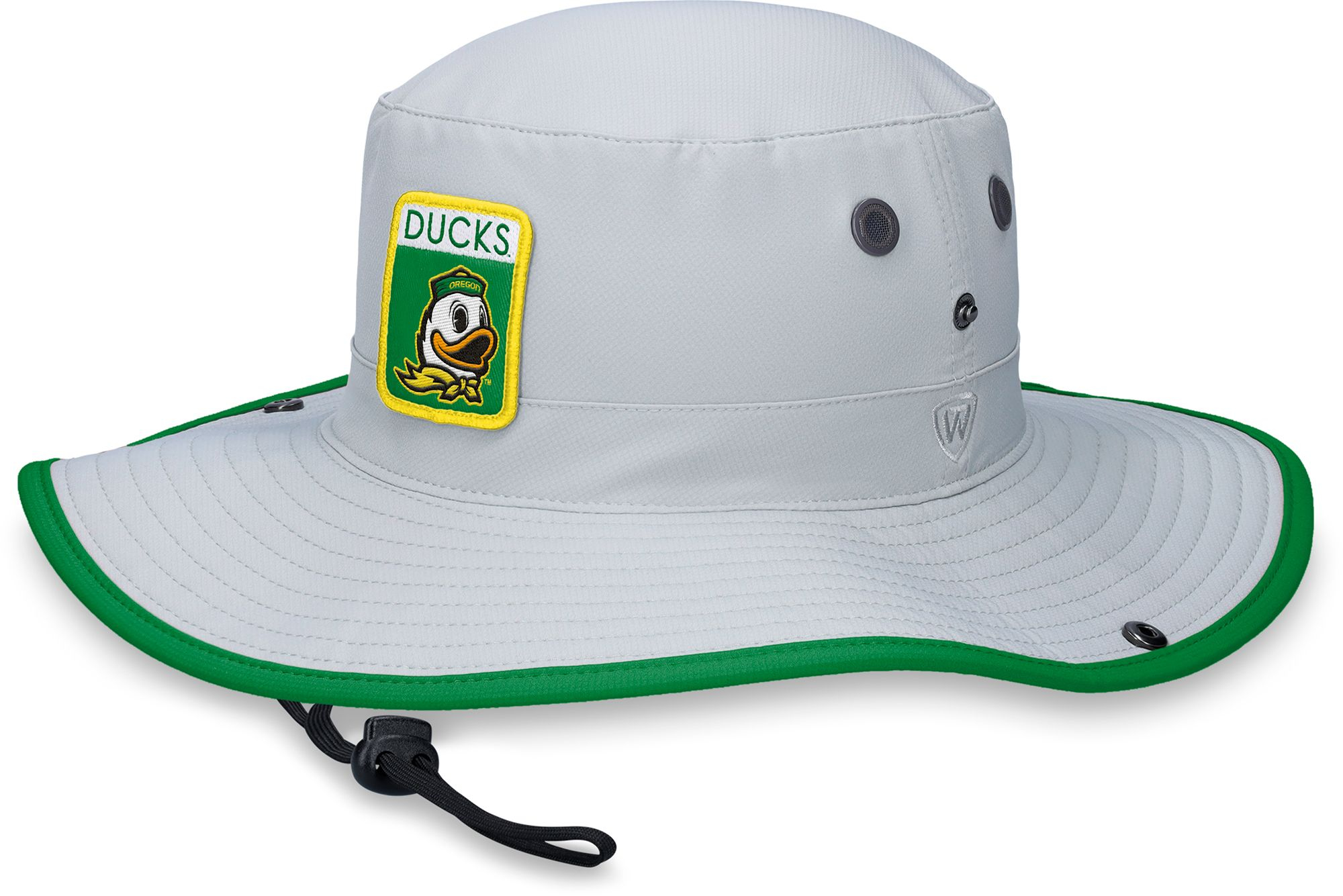 Top of the World Men's Oregon Ducks Grey Steady Bucket Hat, Gray | Holiday Gift