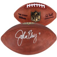 John Elway Denver Broncos Autographed Wilson NFL Football