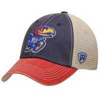 Kansas Jayhawks Top of the World Offroad Trucker Adjustable Hat - Royal Blue