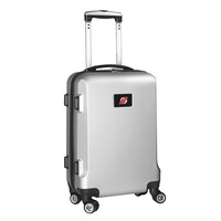 Silver New Jersey Devils 20" 8-Wheel Hardcase Spinner Carry-On