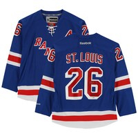 Martin St. Louis New York Rangers Autographed Reebok Blue Jersey