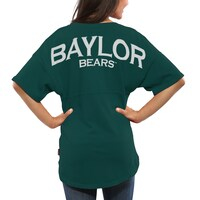 Women's Green Baylor Bears Spirit Jersey Oversized T-Shirt