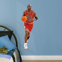 Fathead Michael Jordan Chicago Bulls Junior Peel and Stick Wall Graphic