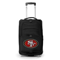 MOJO Black San Francisco 49ers 21" Softside Rolling Carry-On Suitcase