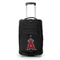 MOJO Black Los Angeles Angels 21" Softside Rolling Carry-On Suitcase