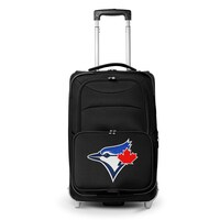 MOJO Black Toronto Blue Jays 21" Softside Rolling Carry-On Suitcase