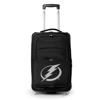 MOJO Black Tampa Bay Lightning 21" Softside Rolling Carry-On Suitcase