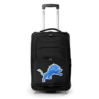 MOJO Black Detroit Lions 21" Softside Rolling Carry-On Suitcase