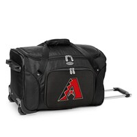 MOJO Black Arizona Diamondbacks 22" 2-Wheeled Duffel Bag