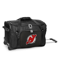 MOJO Black New Jersey Devils 22" 2-Wheeled Duffel Bag