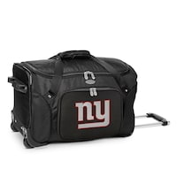 MOJO Black New York Giants 22" 2-Wheeled Duffel Bag