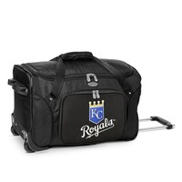 MOJO Black Kansas City Royals 22" 2-Wheeled Duffel Bag
