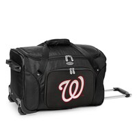 MOJO Black Washington Nationals 22" 2-Wheeled Duffel Bag