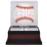 Kirk Gibson Los Angeles Dodgers Autographed Baseball and Mahogany Baseball Display Case