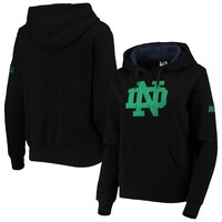 Women's Black Notre Dame Fighting Irish Big Logo Pullover Sweatshirt