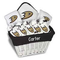 Newborn & Infant White Anaheim Ducks Personalized Large Gift Basket