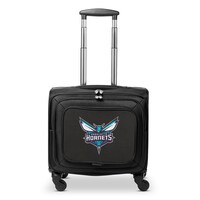 MOJO Black Charlotte Hornets 14'' Laptop Overnighter Wheeled Bag