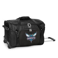 MOJO Black Charlotte Hornets 22" 2-Wheeled Duffel Bag