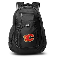 MOJO Black Calgary Flames 19'' Laptop Travel Backpack