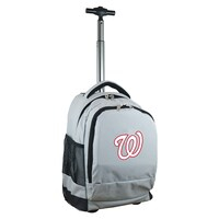 Gray Washington Nationals 19'' Premium Wheeled Backpack