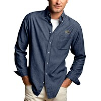 Men's Denim Southern Illinois Edwardsville Cougars Hudson Button-Down Long Sleeve Shirt