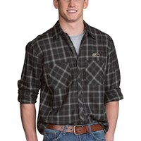 Men's Charcoal Southern Illinois Edwardsville Cougars Brewer Flannel Long Sleeve Shirt