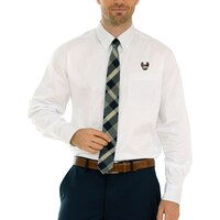 Men's White Indiana University of Pennsylvania Crimson Hawks Wicked Woven Button-Down Long Sleeve Shirt