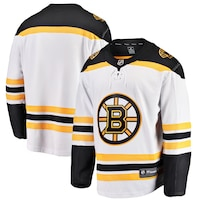 Men's Fanatics Branded White Boston Bruins Breakaway Away Jersey