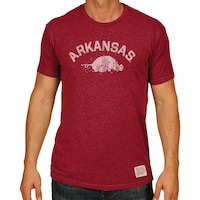 Men's Original Retro Brand Cardinal Arkansas Razorbacks Big & Tall Mock Twist T-Shirt