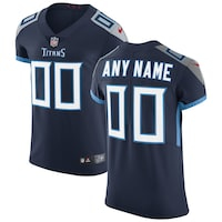 Men's Nike Navy Tennessee Titans Vapor Untouchable Custom Elite Jersey