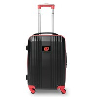 MOJO Red Calgary Flames 21" Hardcase Two-Tone Spinner Carry-On
