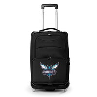 MOJO Black Charlotte Hornets 21" Softside Rolling Carry-On Suitcase