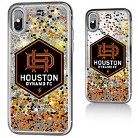 Houston Dynamo Confetti Glitter iPhone X/XS Case