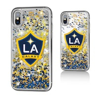 LA Galaxy Confetti Glitter iPhone X/XS Case