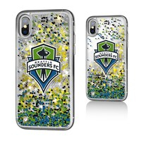 Seattle Sounders FC Confetti Glitter iPhone X/XS Case